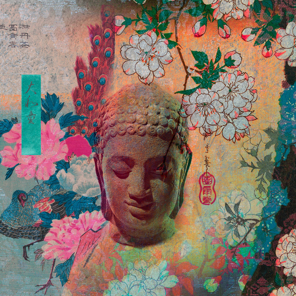 Serene Buddha 2 | Wall Mural by Back to the Wall