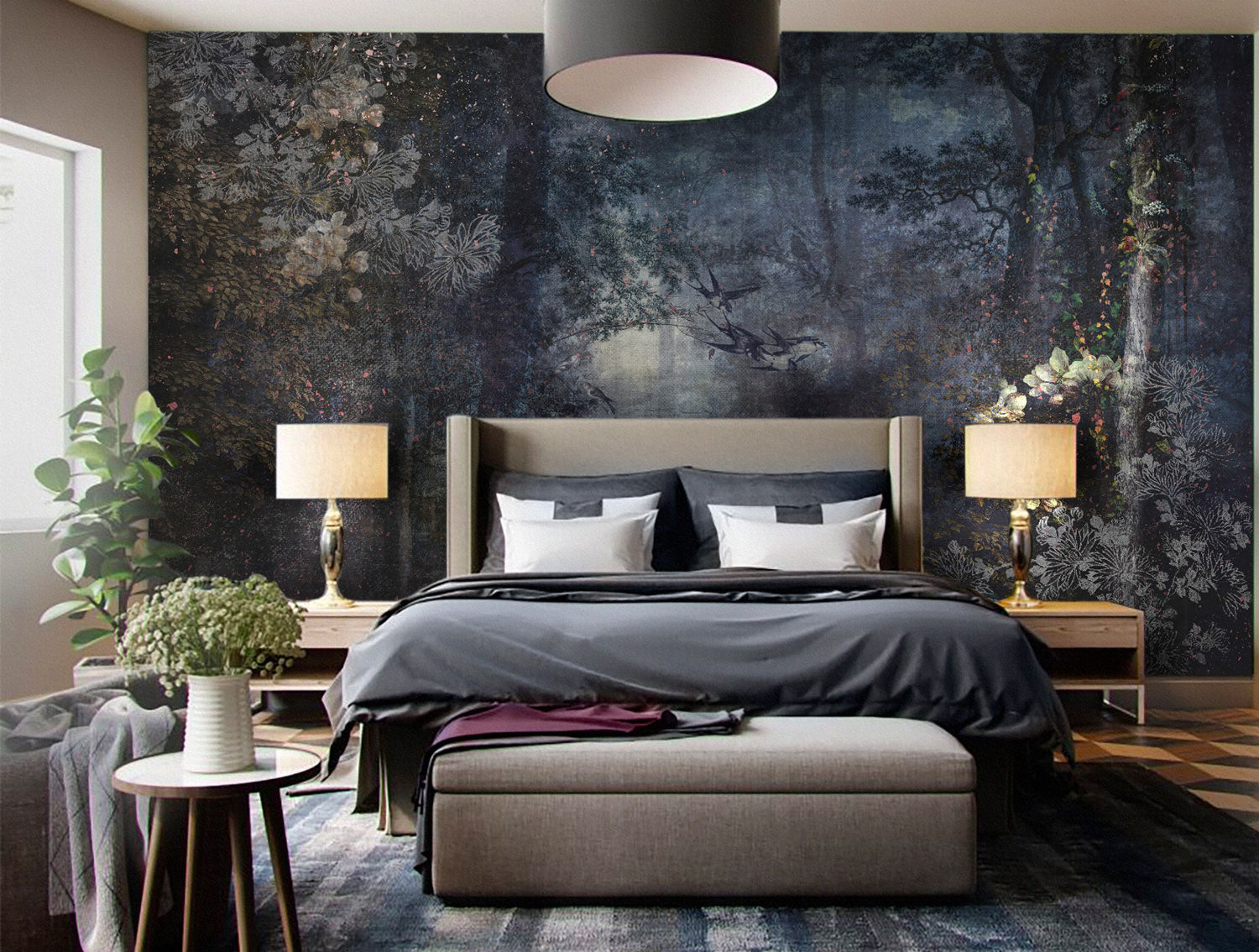 Moonlighting Wall Mural by Back to the Wall