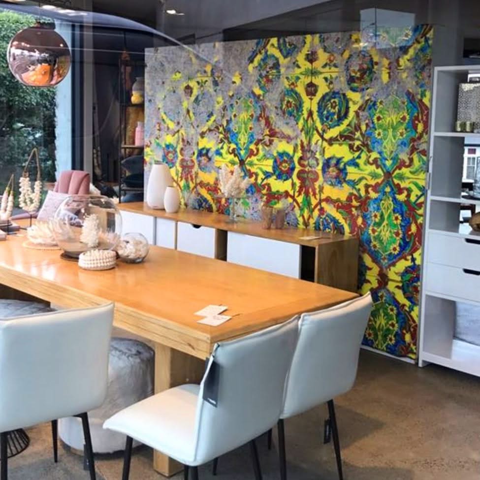 Wall Mural for a Retail Store | Tile Grunge by Back to the Wall