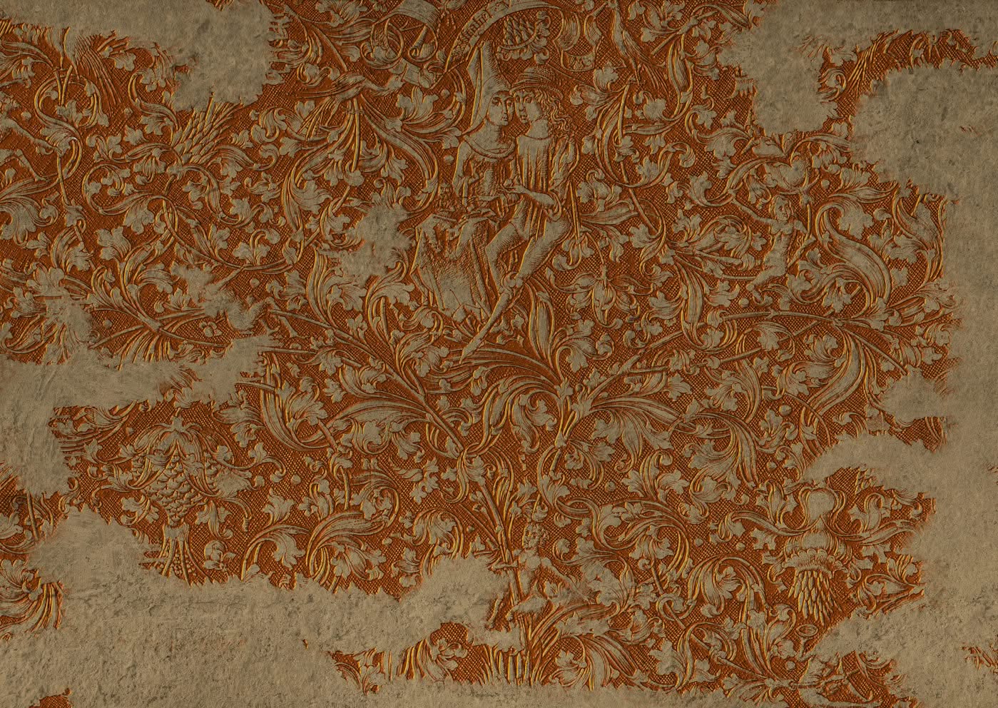 Carved Stone Wall Mural by Back to the Wall