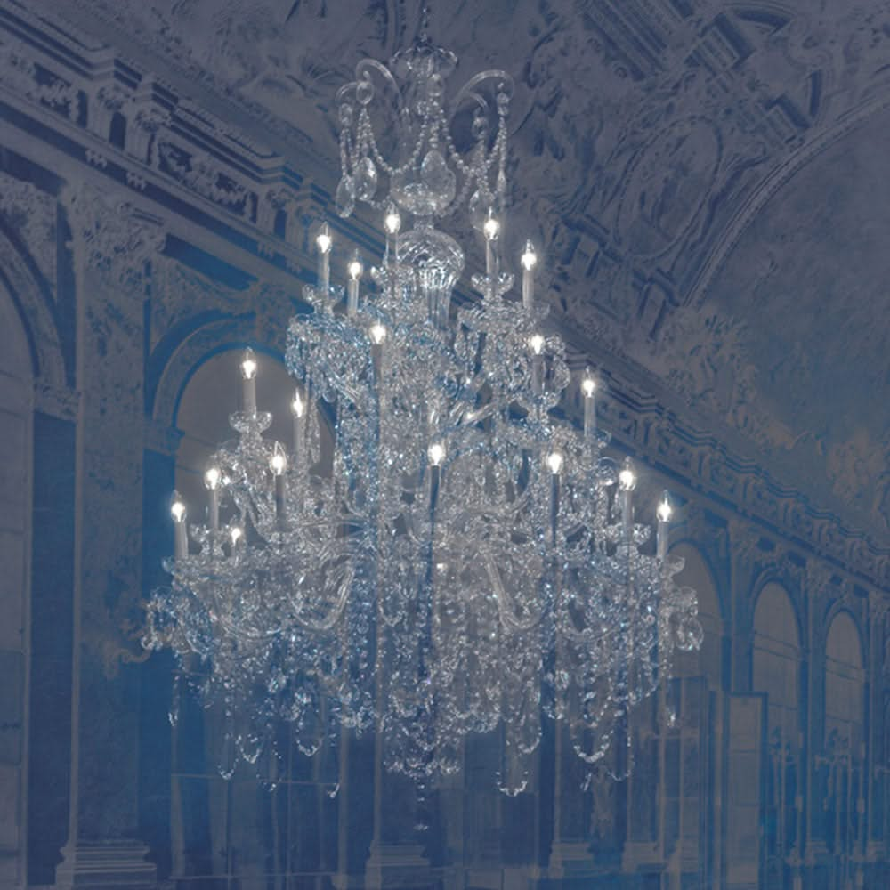 Chandelier Palace Wall Mural by Back to the Wall