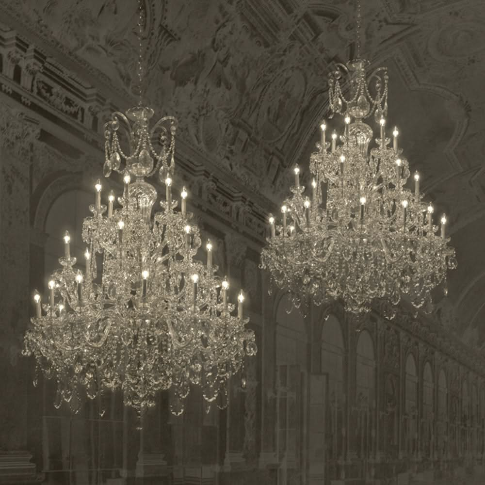 Chandelier Palace Wall Mural by Back to the Wall