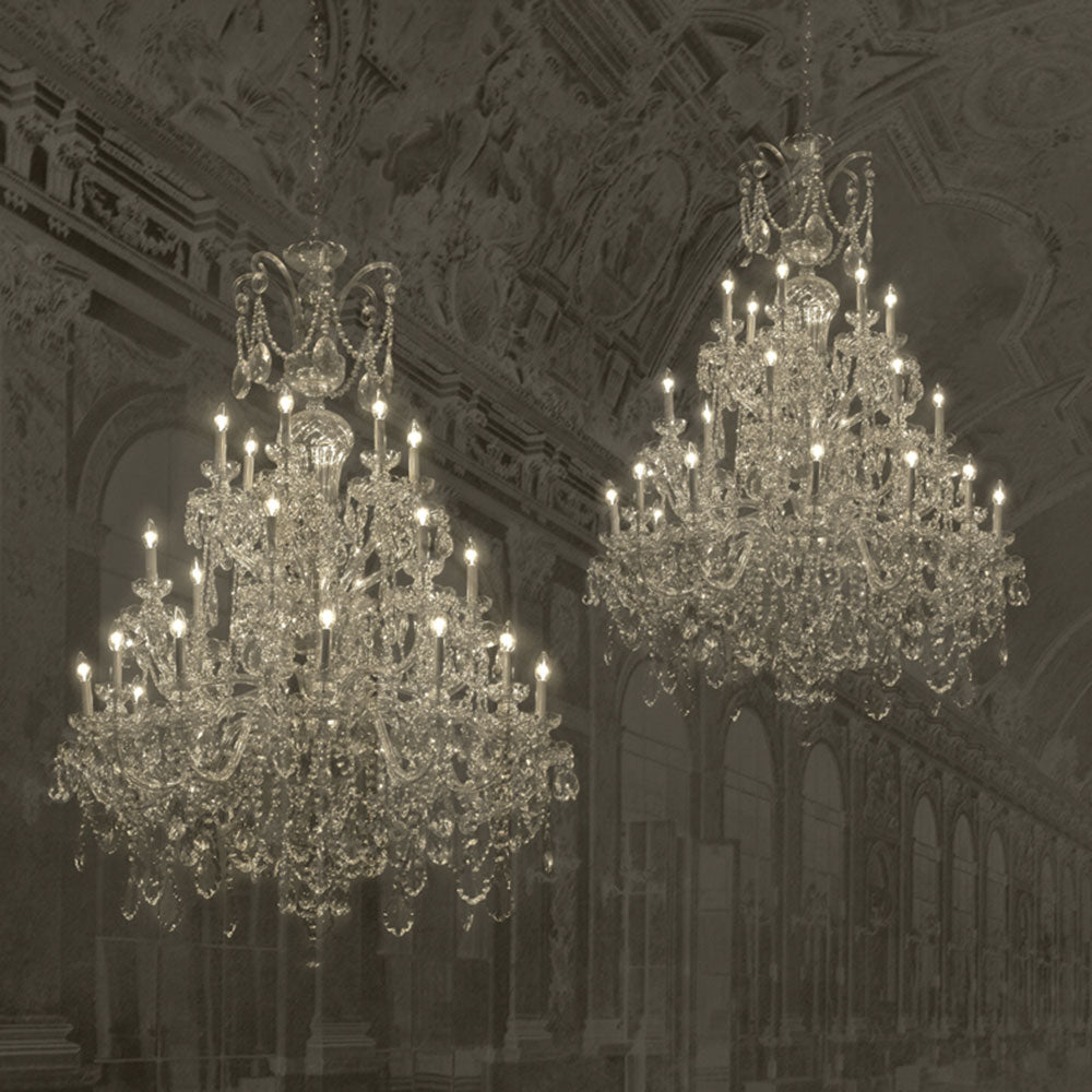 Chandelier Palace Wall Mural by Back to the Wall