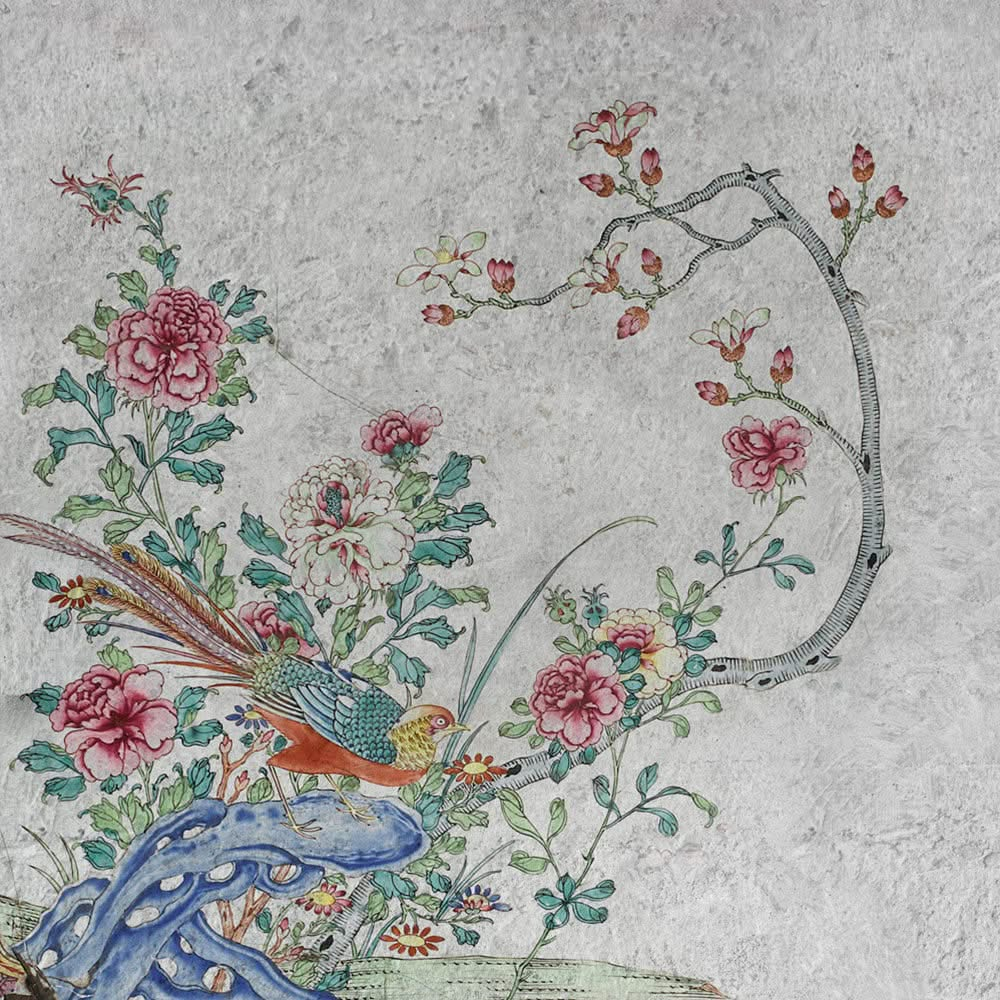 Chinoiserie Print Wall Murals by Back to the Wall