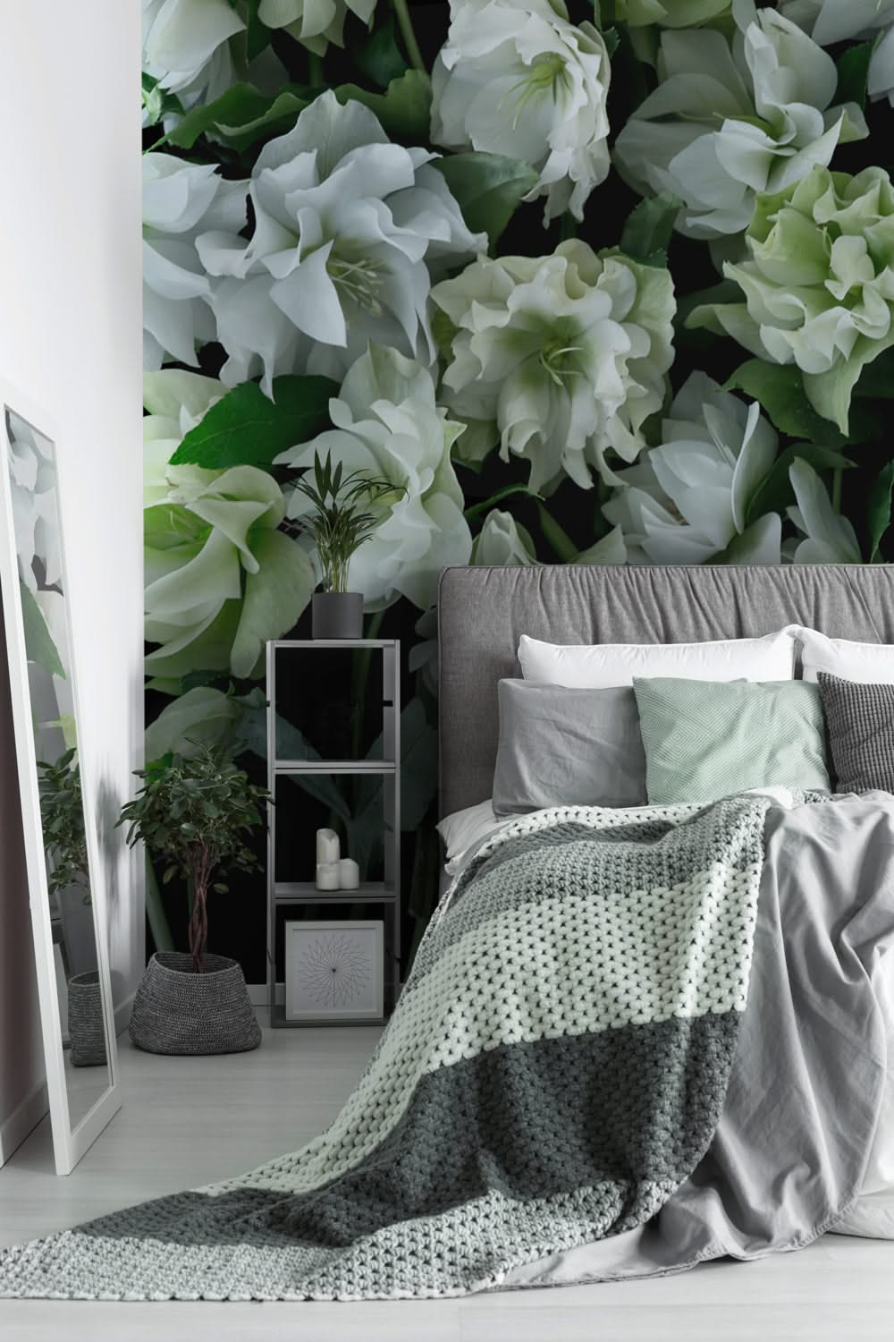 Double White Helebores by Helen Bankers