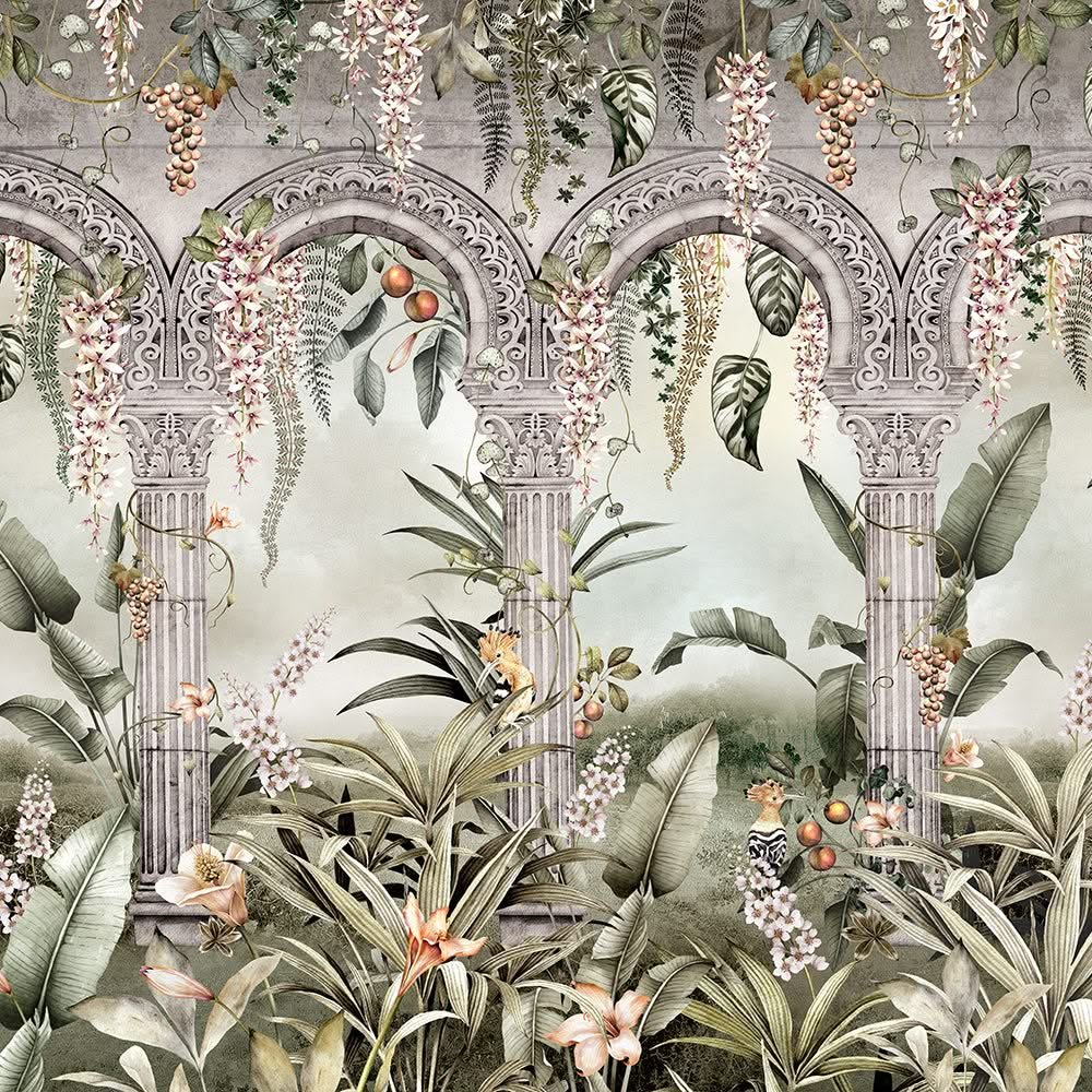 Gardens of Petra Ivy Wall Mural by Avalana Design