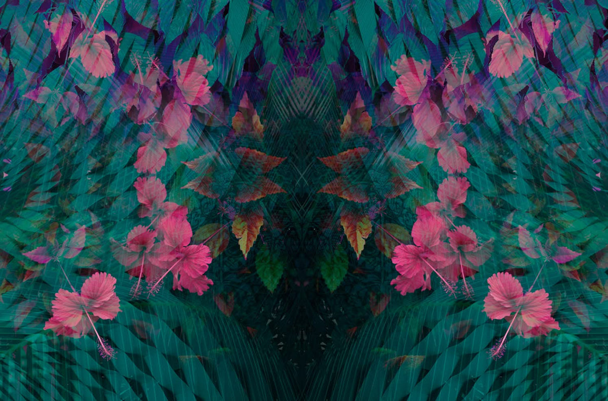 Kaleidoscope Wall Mural by Back to the Wall