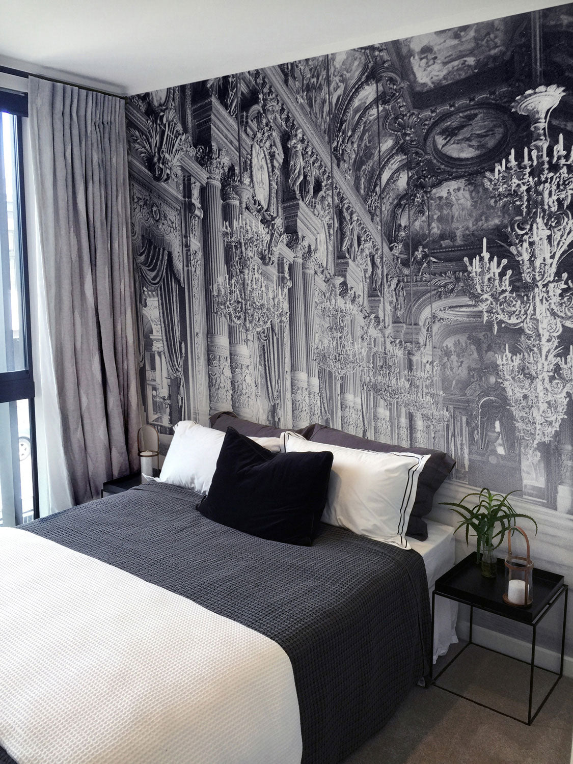 Opera Hall Chandellier Wall Mural by Back to the Wall