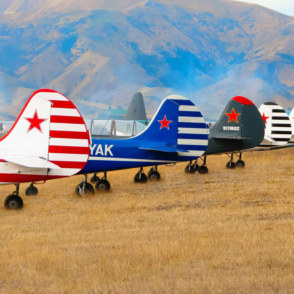 Parked Planes Wall Mural by Back to the Wall