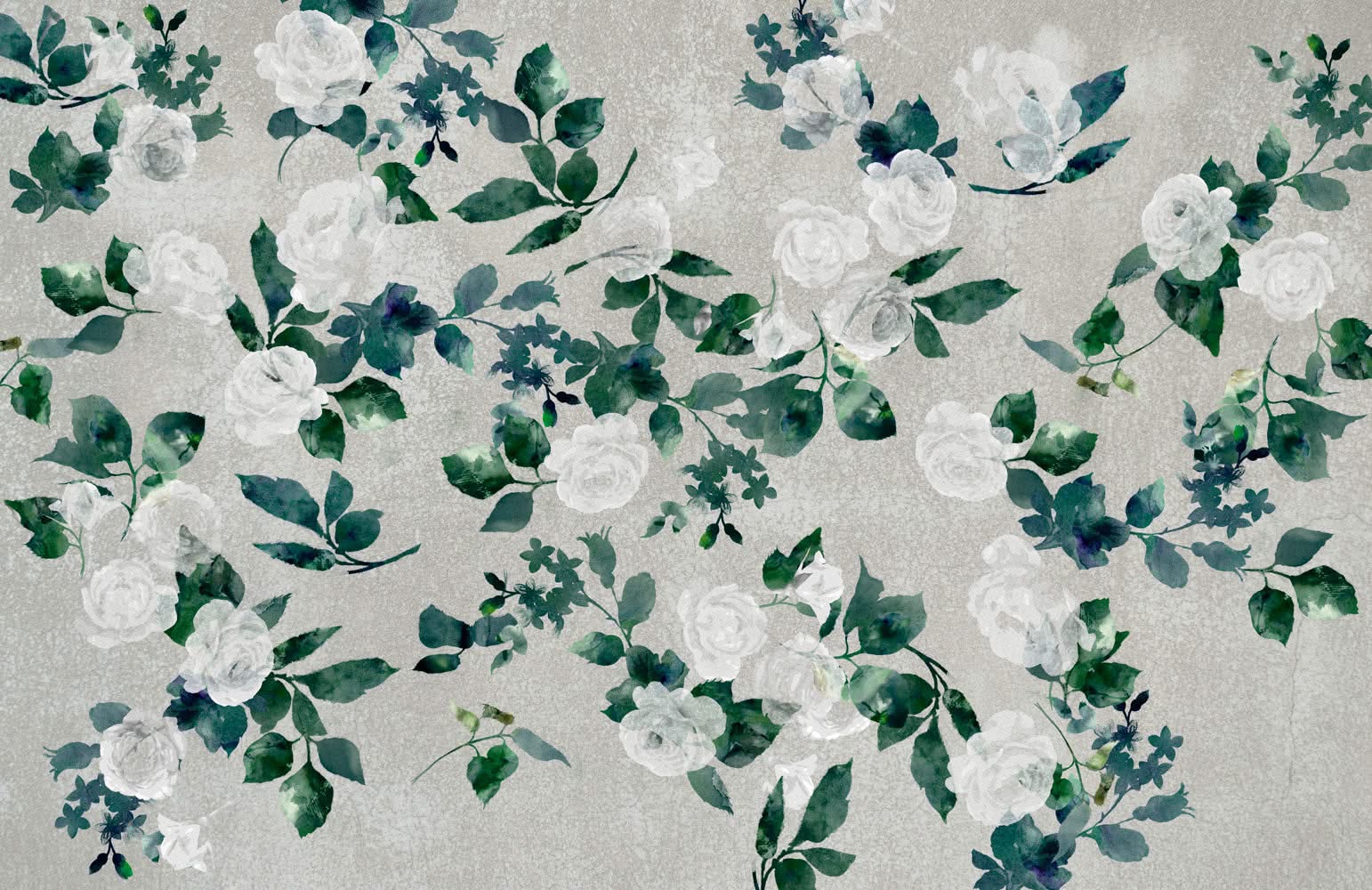 Rambling Rose Wall Mural by Back to the Wall