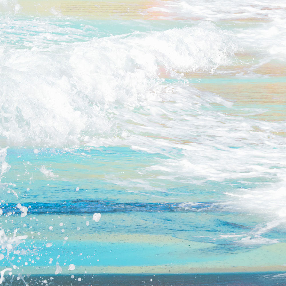 Sea Waves Beach Setting | Wall Mural by Back to the Wall