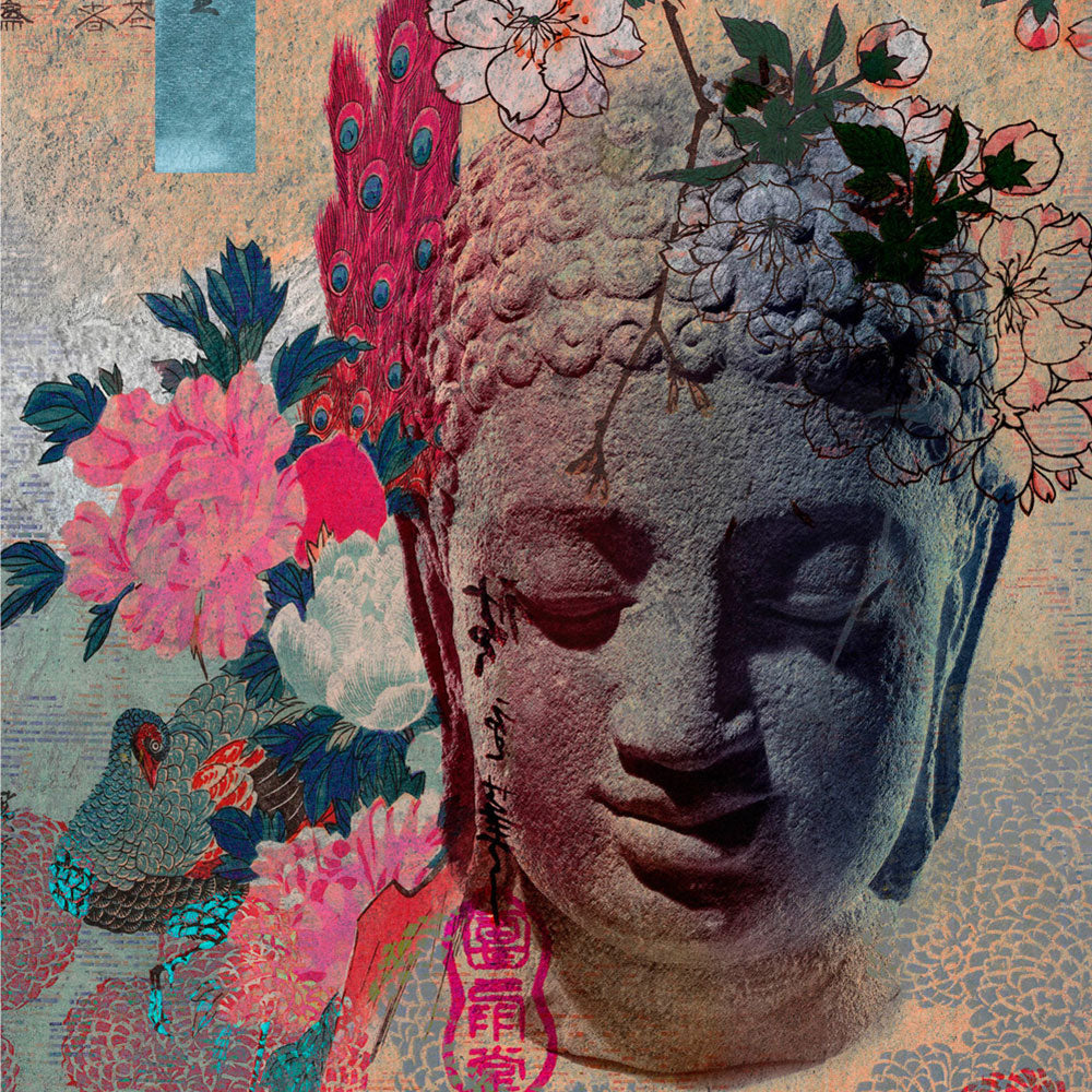 Serene Buddha | Wall Mural by Back to the Wall