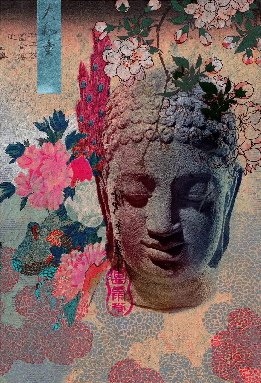 Serene Buddha | Wall Mural by Back to the Wall