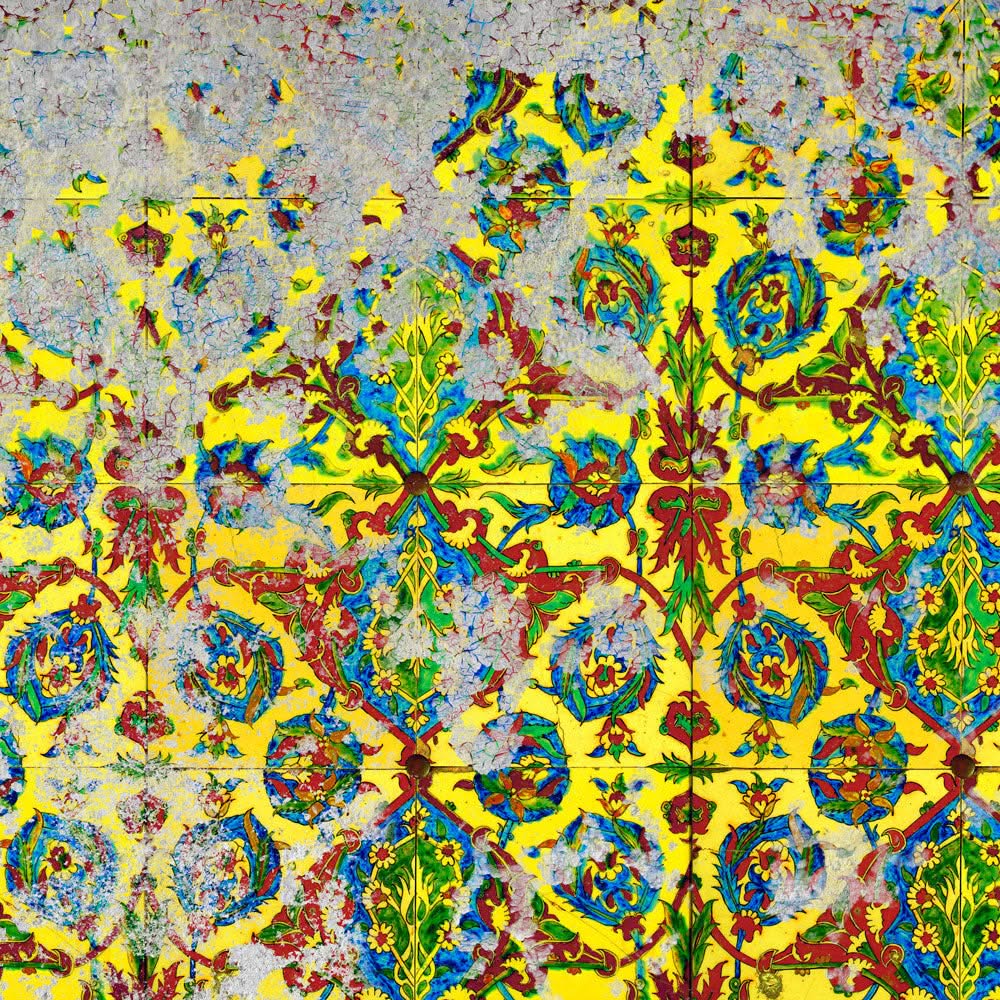 Tile Grunge Wall Mural by Back to the Wall