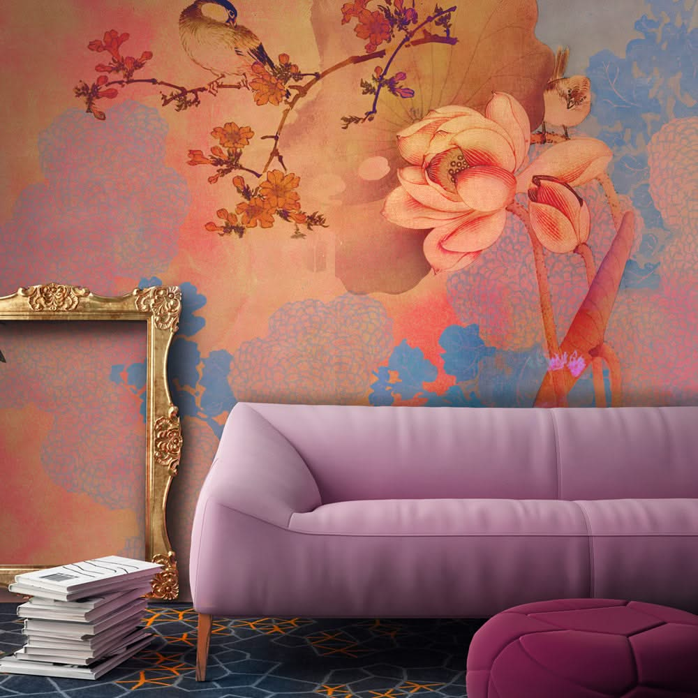 Autumn frost  Wall Mural by Back to the Wall