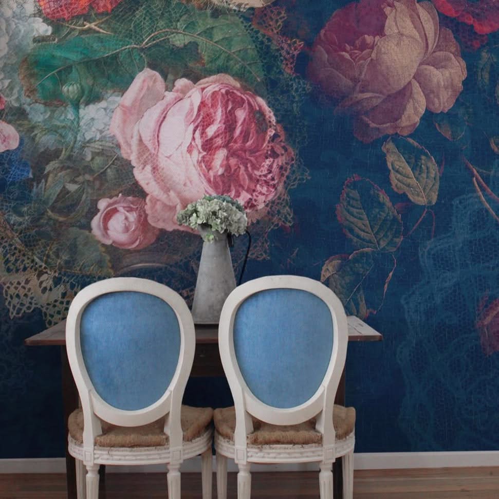 Floral Dolly Bouquet Wall Mural by Back to the WallFloral Dolly Bouquet Wall Mural by Back to the Wall