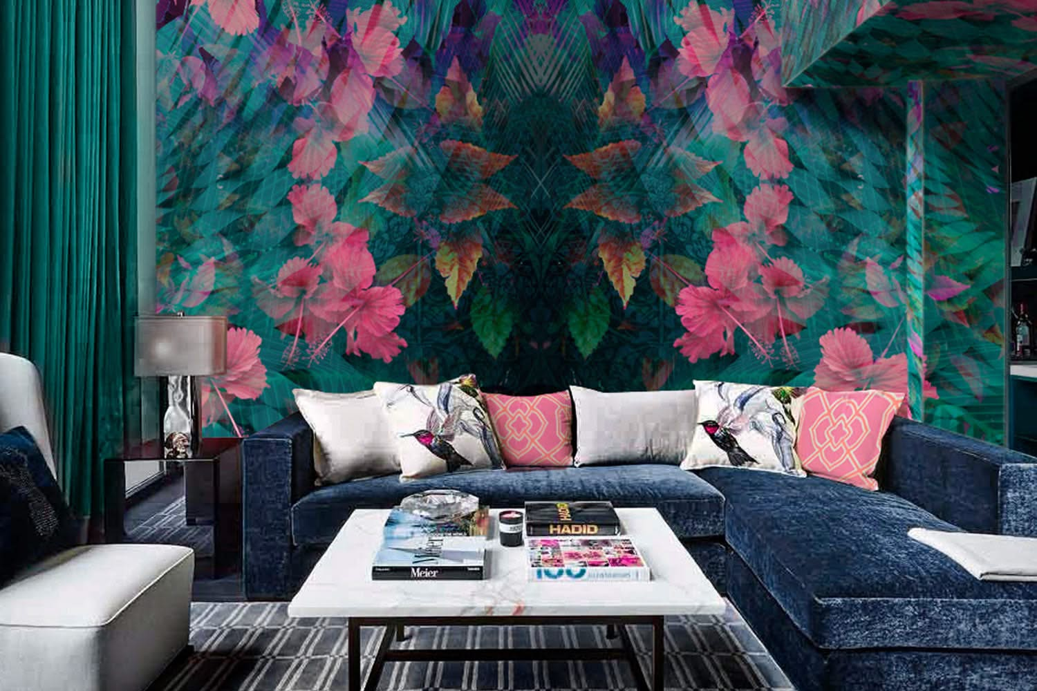 Kaleidoscope Wall Mural by Back to the Wall