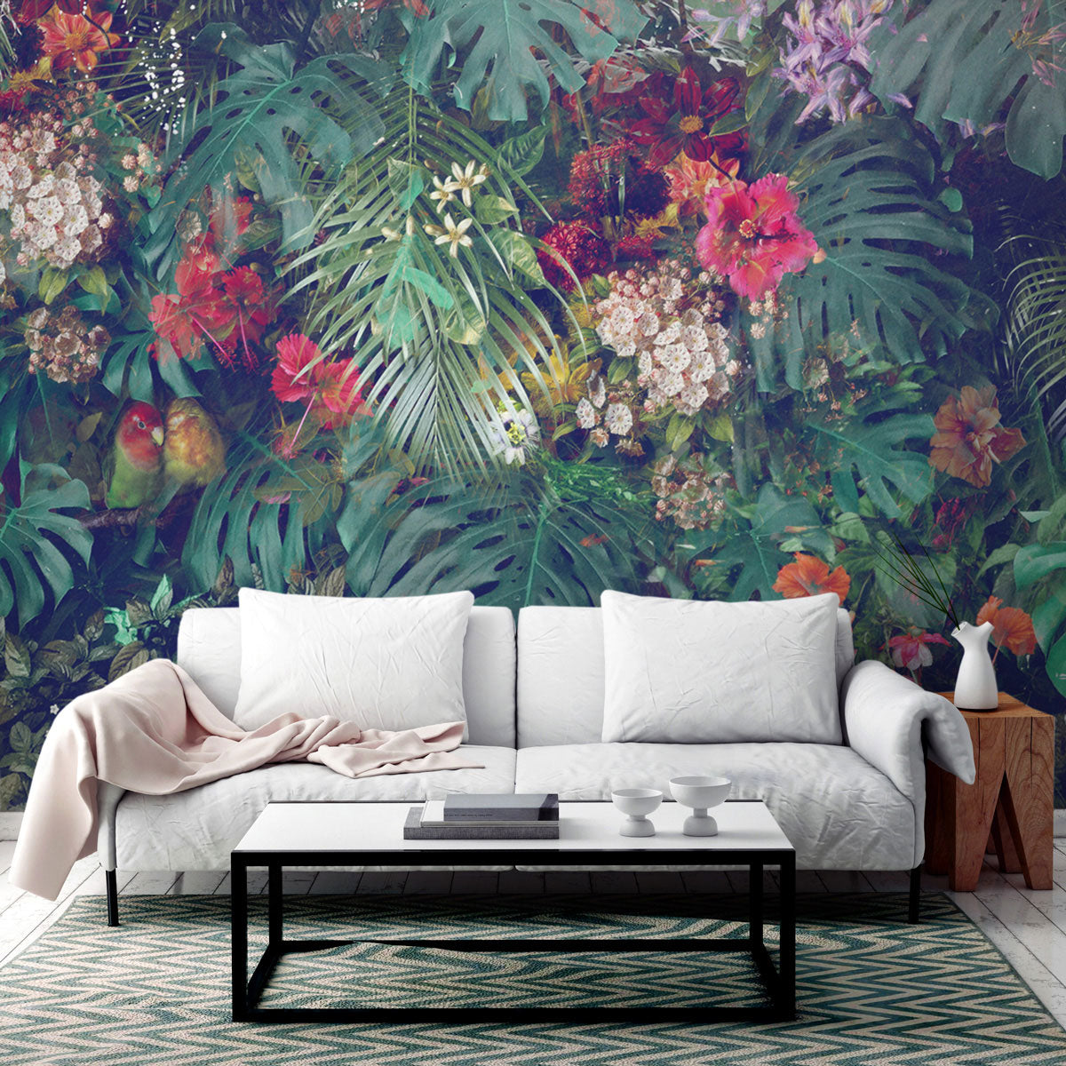 Pacifica Tropical Wall Mural by Back to the Wall