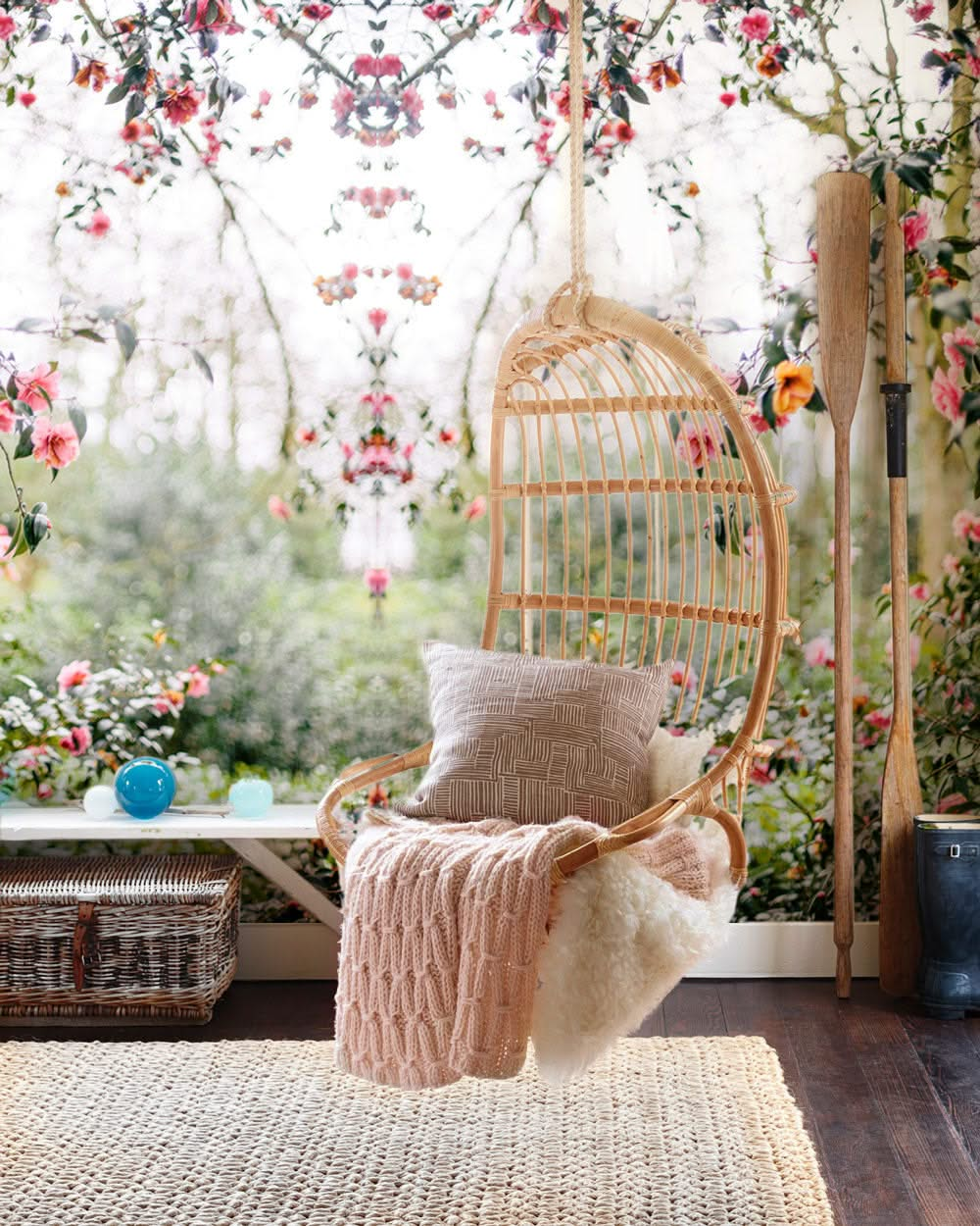 Secret Garden Setting | Wall Mural by Back to the Wall