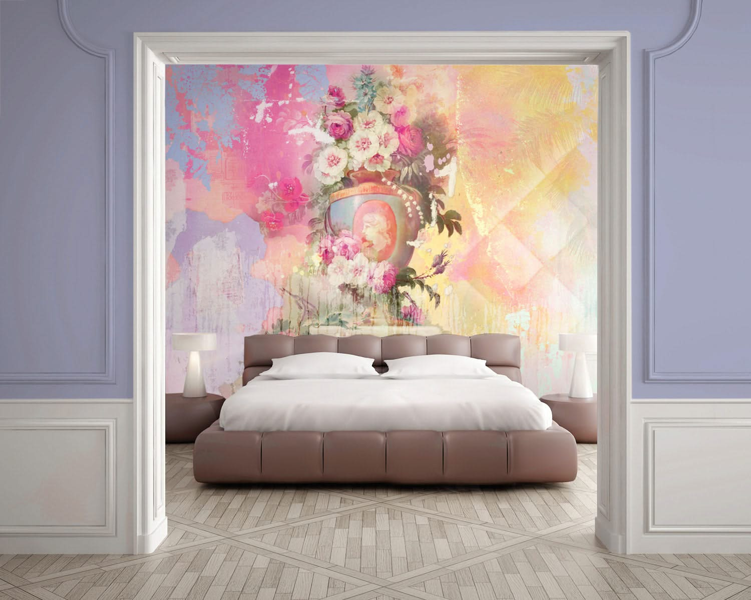 Sherbert Wall Mural by Back to the Wall