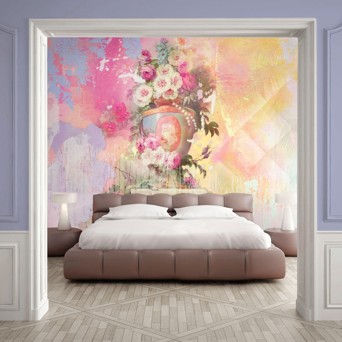 Sherbert Wall Mural by Back to the Wall