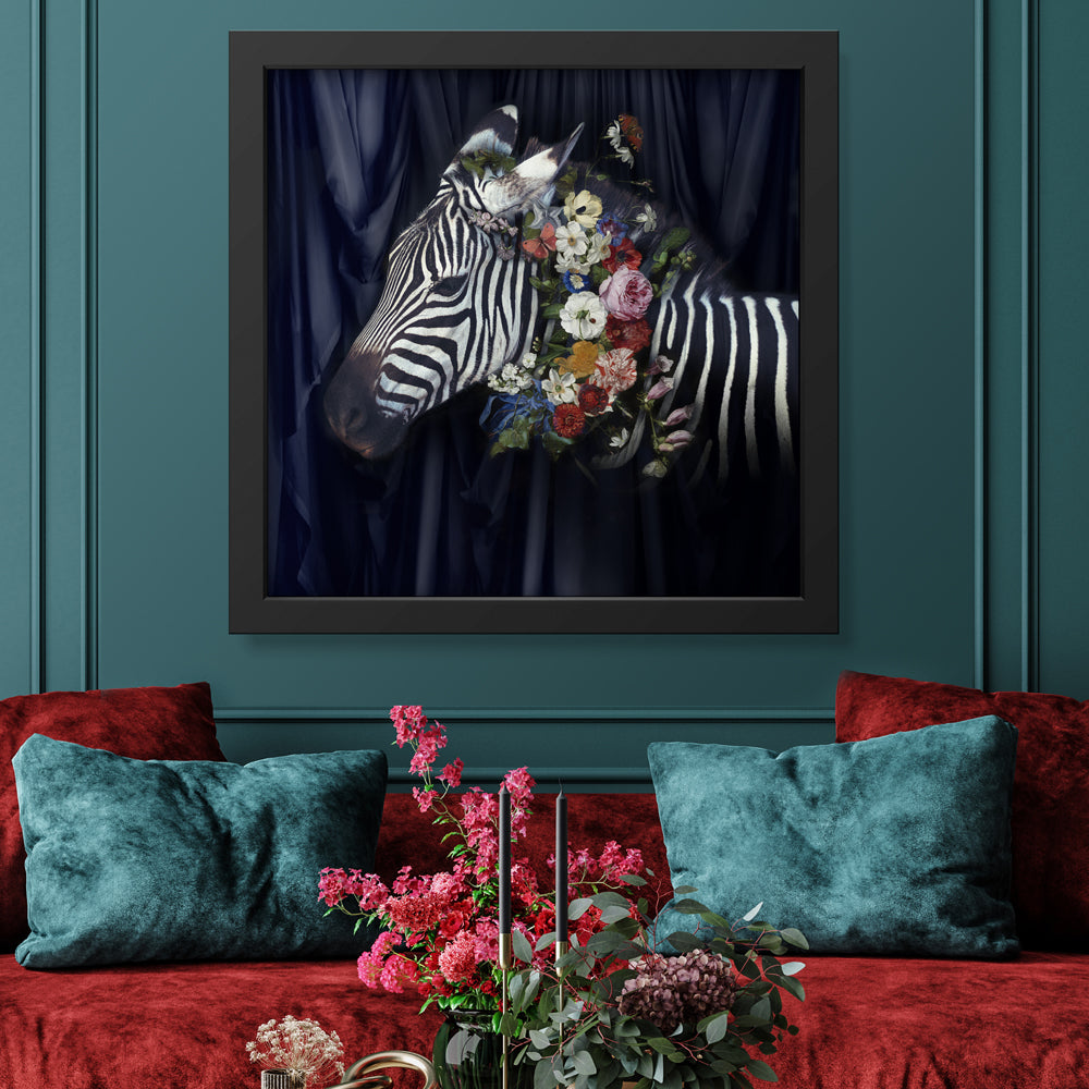 Zebra Crossing Art Print by Back to the Wall